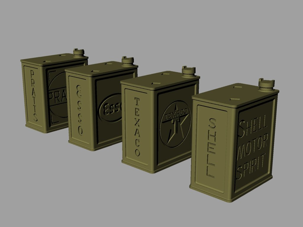 Panzer Art RE35-147 2 Gal British “POW” canisters (commercial set) 1/35 – Bild 2