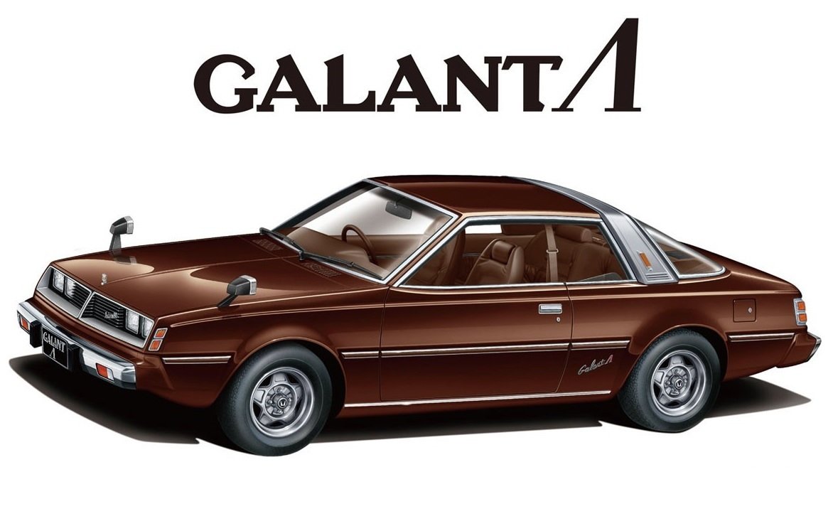 Aoshima 05587 Mitsubishi A133a Galant Lambda 78 1/24