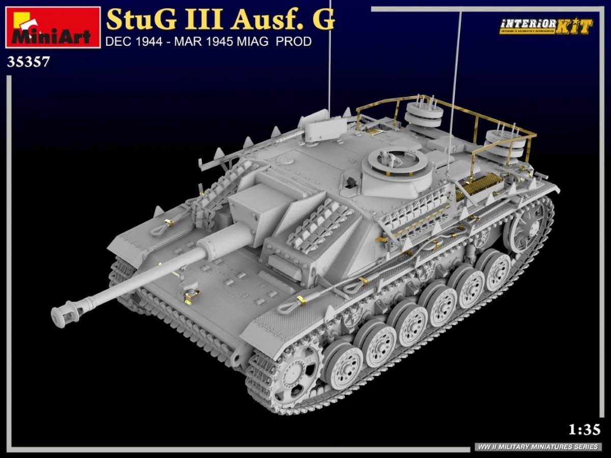 MiniArt 35357 StuG III Ausf. G DEC 1944 – MAR 1945 MIAG PROD. INTERIOR KIT 1/35 – image 5