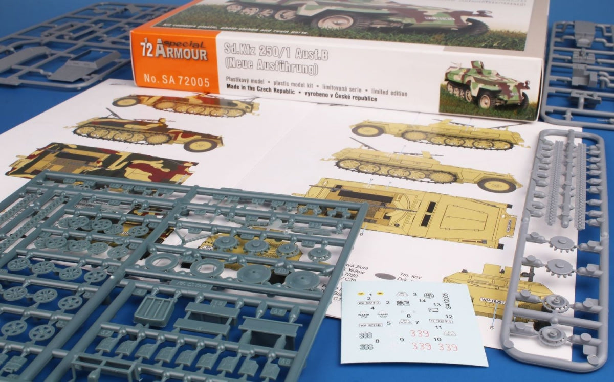 Special Armor 72005 Sd.Kfz 250/1 Ausf.B (Neue Ausfuhrung) 1/72 – image 6