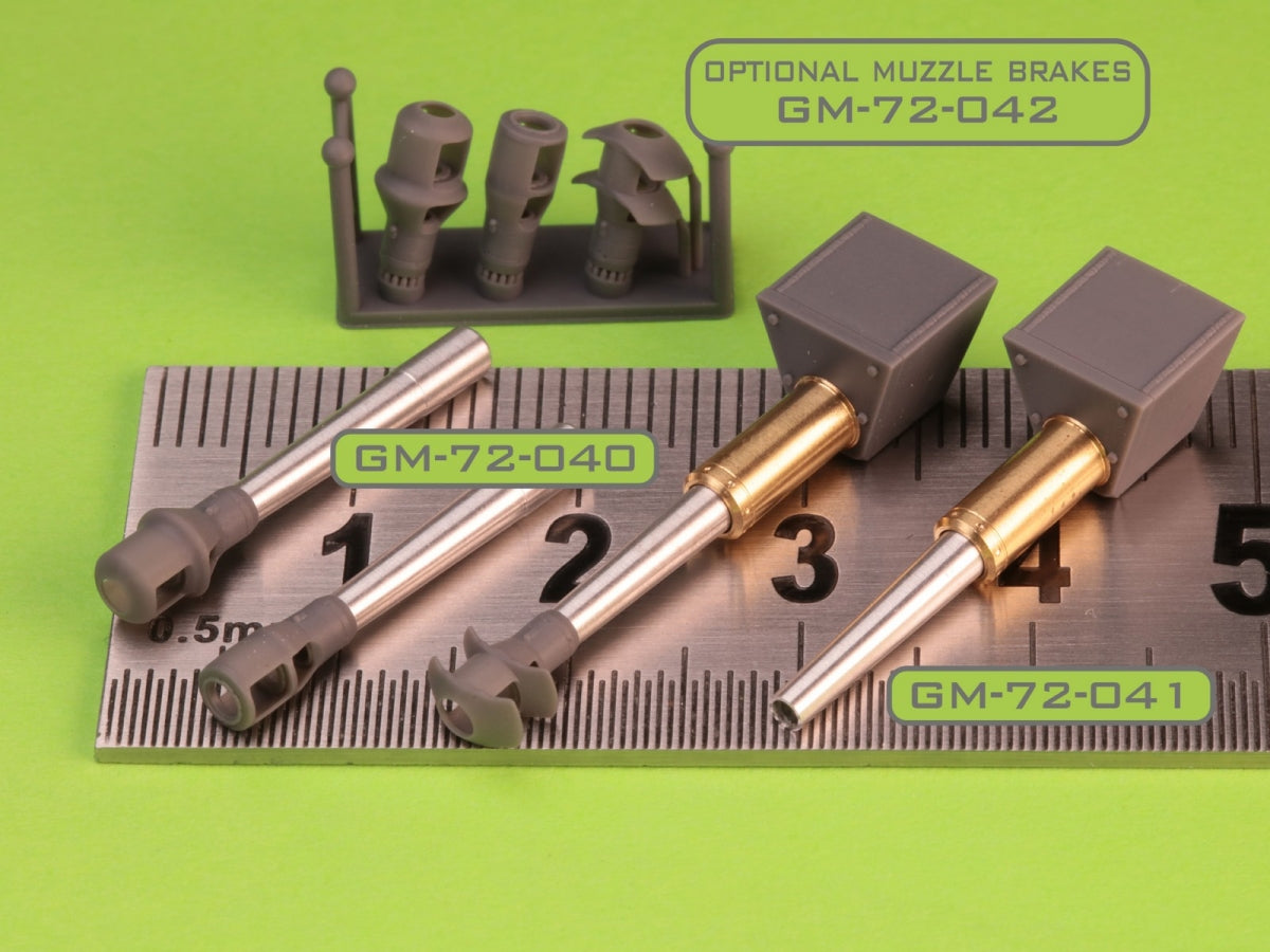 Master GM-72-042 Muzzle brake set for German 10.5cm howitzers leFH 18(M), leFH 18/40, StuH 42 (used for towed howitzers and on vehicles e.g. Wespe, StuH 42) 1/72 – Bild 3