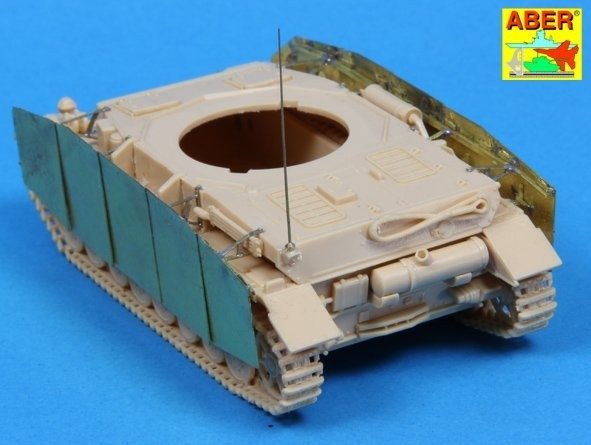 Aber 72A05 Side skirts for PzKpfw IV (HJ),Brummbar / Side skirts for PzKpfw IV (HJ),Brummbar 1/72 – Bild 4