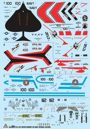 Italeri 2823 F/A-18F US Navy Special Colors 1/48 – obrázek 4