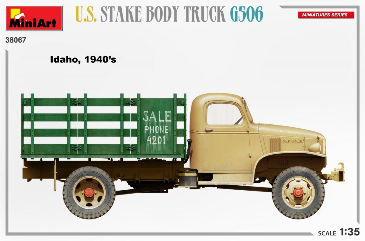 MiniArt 38067 US STAKE BODY TRUCK G506 1/35 – Bild 6