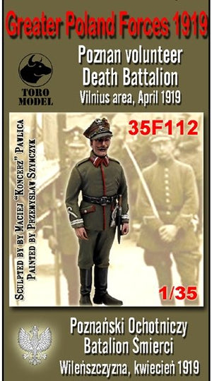 ToRo Model 35F112 War 1920 - Poznań Volunteer Death Battalion / Greater Poland Forces 1919 Poznan volunteer Death Battalion, Vilnius area, April 1919 1/35