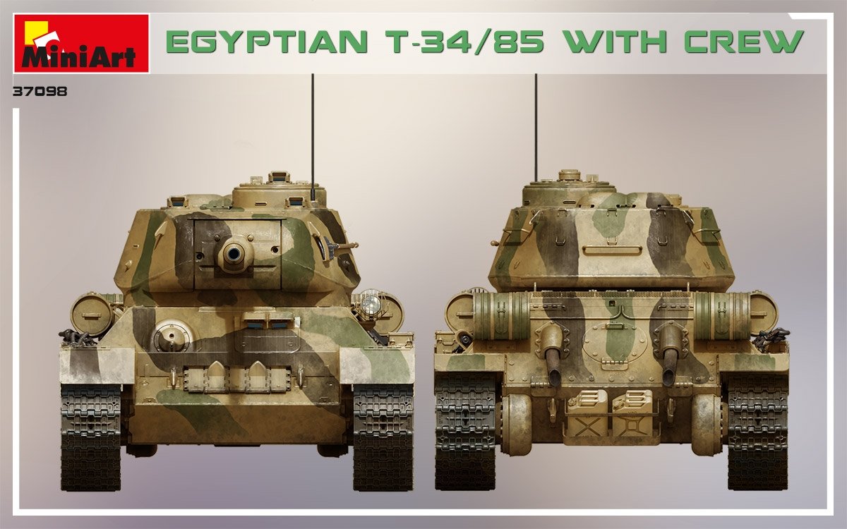 MiniArt 37098 Egyptian T-34/85 1/35 – immagine 5