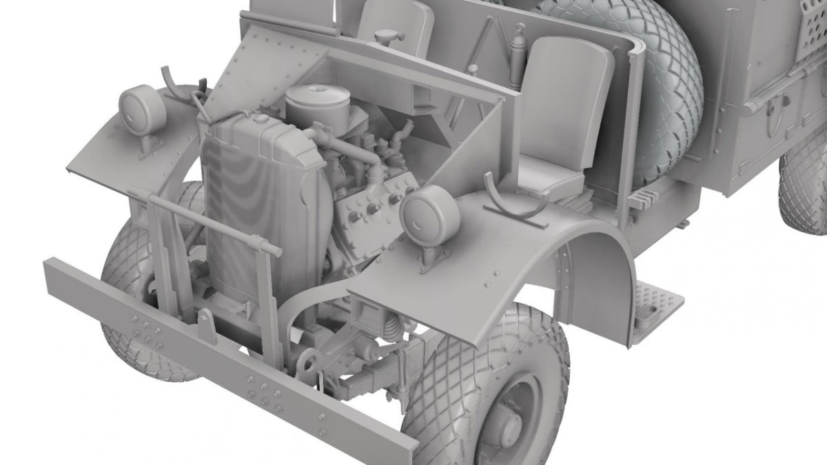 Thunder Model 35311 LRDG F30 Patrol Truck With Offset Rear Bed, Limited Bonus Edition 1/35 – Bild 6
