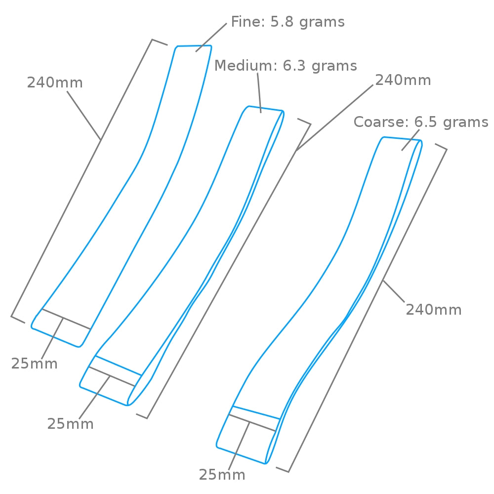 Modelcraft PFL6025-3 Sanding Bands (25mm) x 3 – imagen 2