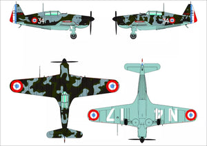 Dora Wings 48031 Morane-Saulnier MS.406C.1 - Battle Of France 1/48 – image 8
