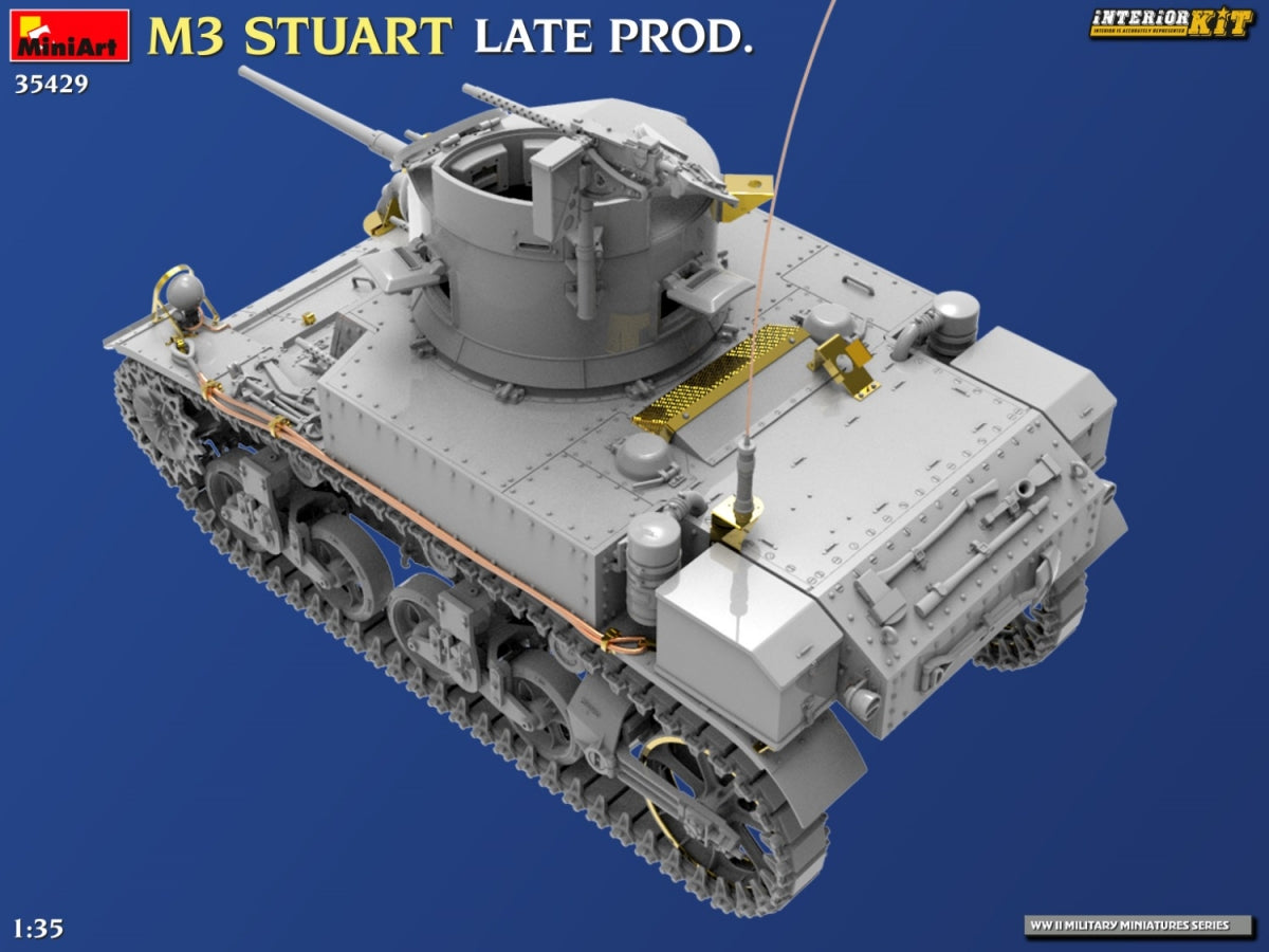 MiniArt 35429 M3 STUART LATE MANUFACTURER INTERIOR KIT 1/35 – image 7