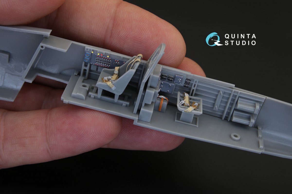 Quinta Studio QD48092 Ju 87D/G 3D-Printed &amp;amp; colored Interior on decal paper (for Hasegawa kit) 1/48 – image 10