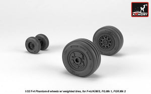 Armory Models AW32308 F-4 Phantom-II wheels w/ weighted tires, late 1/32 – image 3