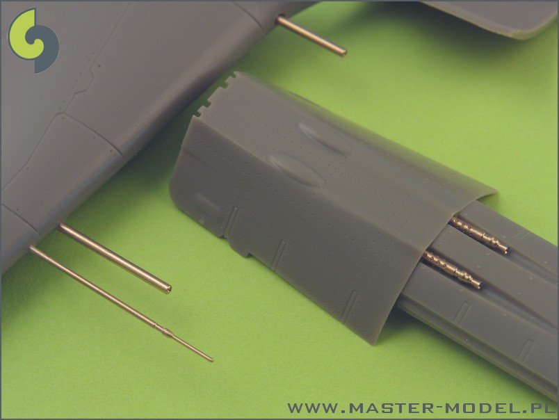 Master AM-48-018 Fw 190 A6 armament set (MG 17 barrel tips, MG 151 barrels, MG 151 fairings) &amp;amp; Pitot Tube (1/48) – Bild 5
