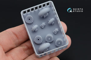 Quinta Studio QT48024 Ka-52 Wheels with separate hubs and weighted tires (Zvezda) 1/48 – obrázek 3