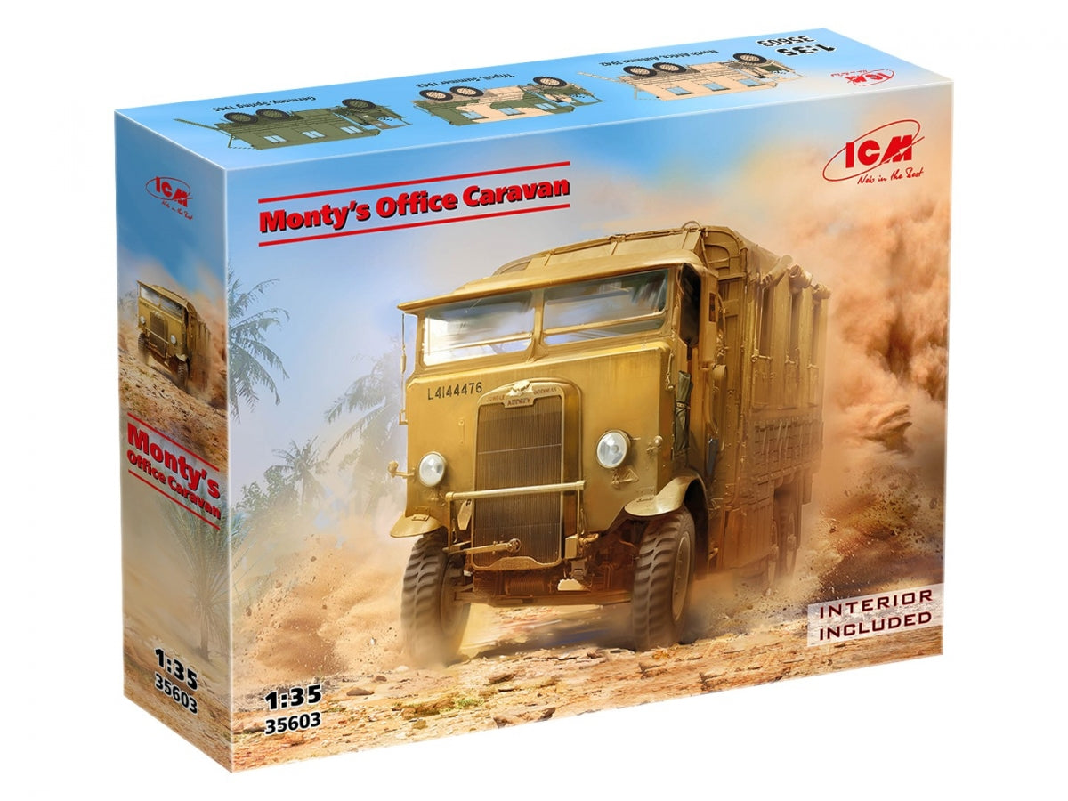 ICM 35603 Monty&amp;#39;s Office Caravan 1/35 – obrázek 2
