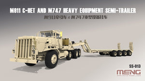 Meng Model SS-013 M911 C-HET and M747 Heavy Equipment Semi-Trailer 1/35 – obrázek 2