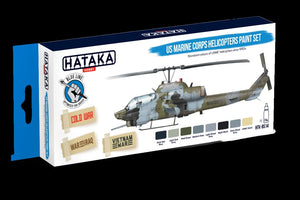 Hataka HTK-BS14 US Marine Corps Helicopters Paint Set (8x17ml) – obrázek 3