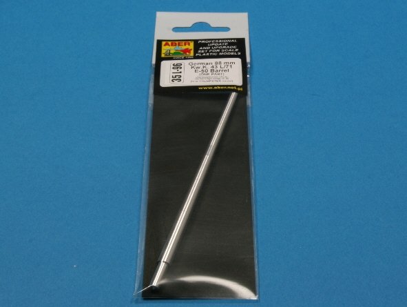 Aber 35L-096 German one part 88mm Kw.K. 43 L/71 barrel for E-50 standard tank 1/35 – obrázek 3