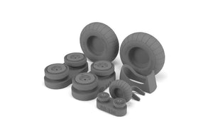 Armory Models AW48205 Dornier Do 17M/P/Z, Do 215 wheels w/weighted tires 1/48 – image 2