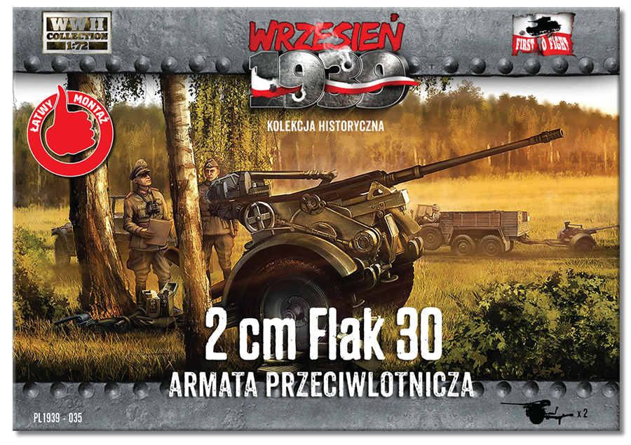 First to Fight PL035 Anti-Aircraft Gun 2 cm Flak 30 (1/72) – image 2