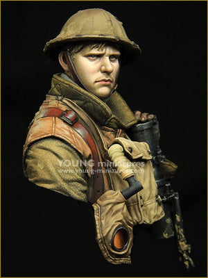 Young Miniatures YM1875 British LEWIS Gunner WWI 1/10 – image 8