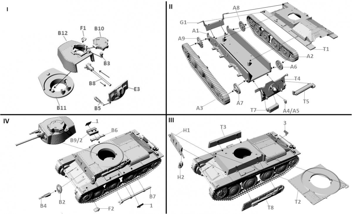 First To Fight PL109 German Light Tank Pz.Kpfw 38 Ausf. D 1/72 – image 3