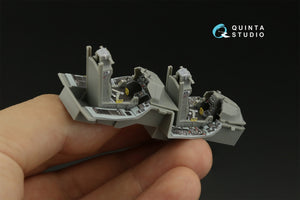 Quinta Studio QD48418 F-16D block 30 3D-Printed &amp;amp; colored Interior on decal paper (Kinetic 2022 tool) 1/48 – obrázek 11