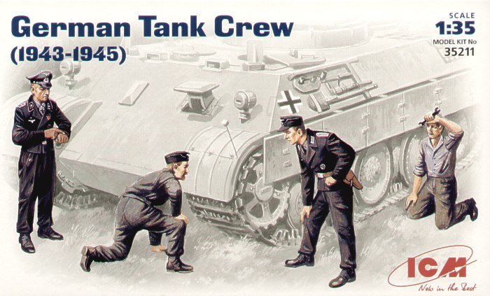 ICM 35211 German Tank Crew (1943-1945) 1/35