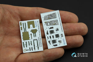 Quinta Studio QD48306 Eurofighter single seater 3D-Printed &amp;amp; colored Interior on decal paper (Revell) 1/48 – obrázek 6