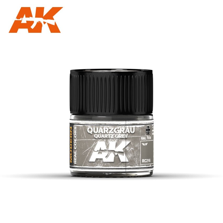 AK Interactive RC216 QUARZGRAU-QUARTZ GRAY RAL 7039 10ML