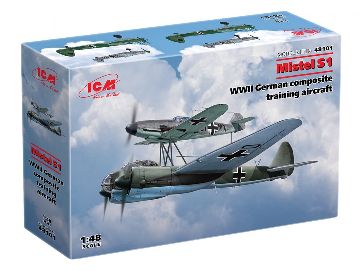 ICM 48101 Mistel S1 German composite training aircraft 1/48 – obrázek 3