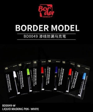 Border Model BD0049-W Liquid Masking Pen - White