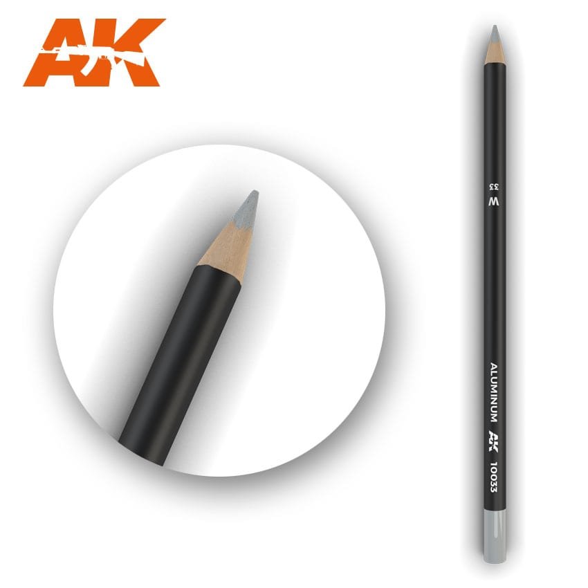 AK Interactive AK10033 Watercolor Pencil ALUMINUM