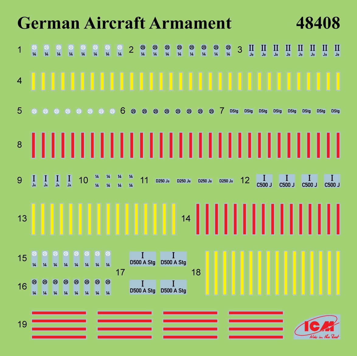 ICM 48408 WWII German Aircraft Armament 1/48 – Bild 7