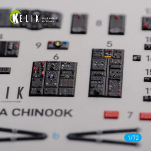 KELIK K72103 CH-47A interior 3D decals for Trumpeter kit 1/72 – image 8