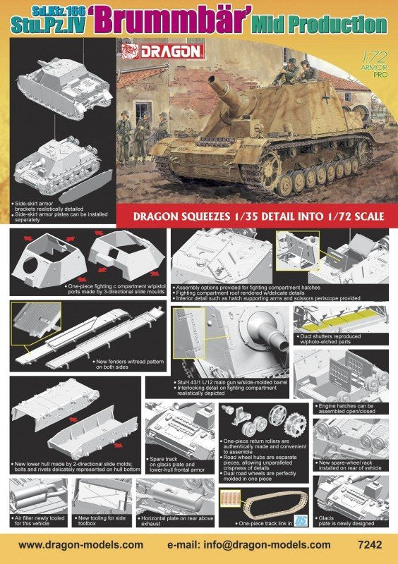 Dragon 7242 Brumbaer Mid Prod. 1/72 – Bild 2
