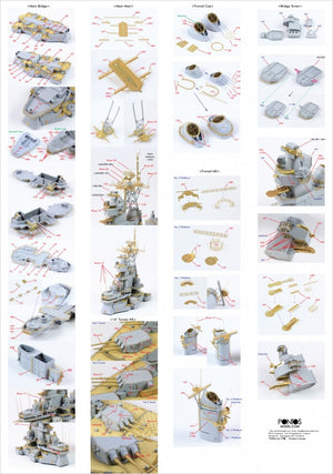 Pontos 35011F1 USS BB-63 Missouri BATTLESHIP Detail Up Set 1/350 – image 5