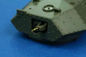 RB Model 48B31 7.92mm BESA (2 piece) Machine gun used in many British Tanks 1/48