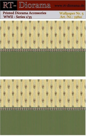 RT-Diorama 35810 Printed Accessories: Wallpaper No.5 1/35