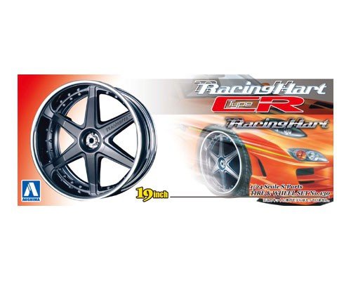 Aoshima 01004 Rims + Tires Racinghart Type r 1/24