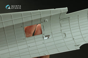 Quinta Studio QD32236 Boeing B-17E/F Navigator, bombardier, waist and tail gunners compartments. 3D-Printed colored Interior (HK models) 1/32 – obrázek 6