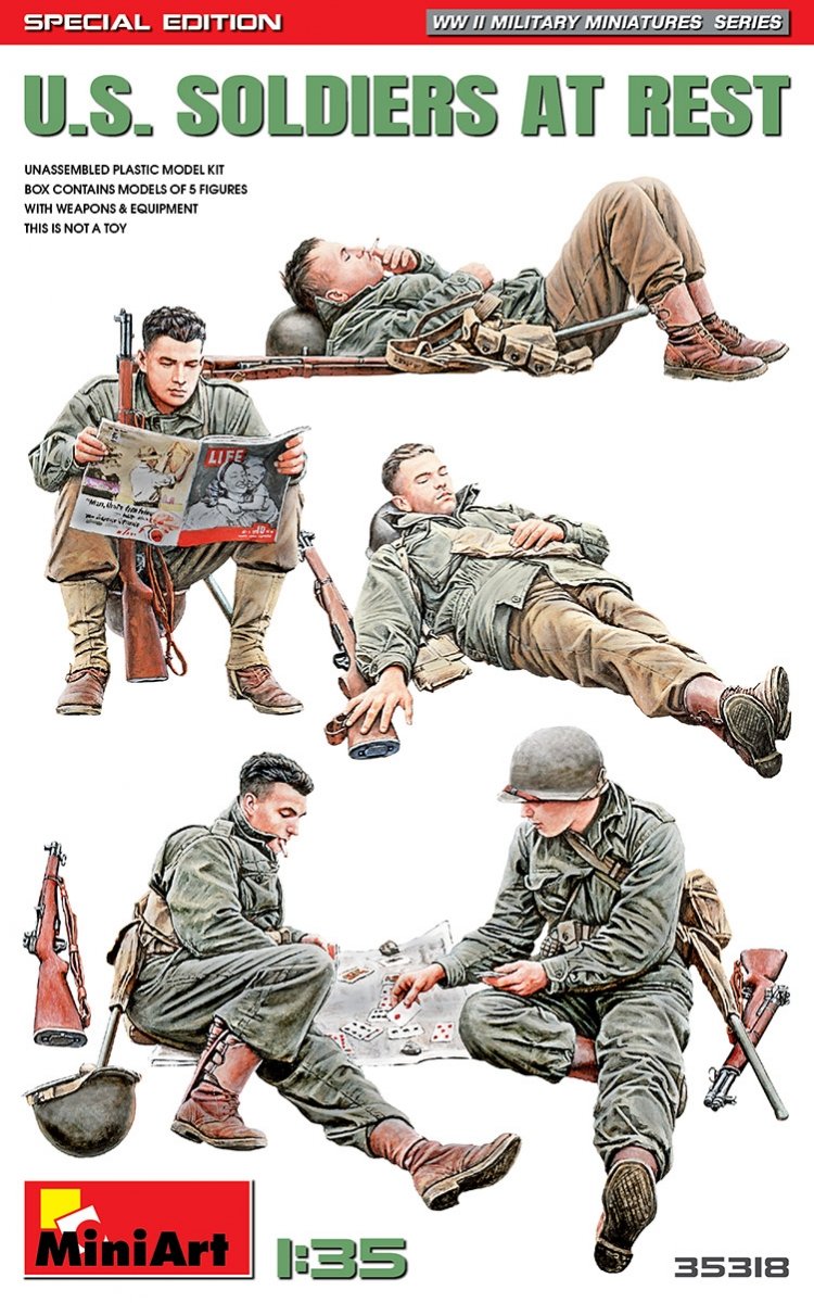MiniArt 35318 US Soldiers at Rest Special Edition 1/35