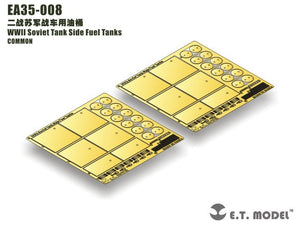 ET Model EA35-008 WWII Soviet Tank Side Fuel Tanks 1/35 – imagen 2
