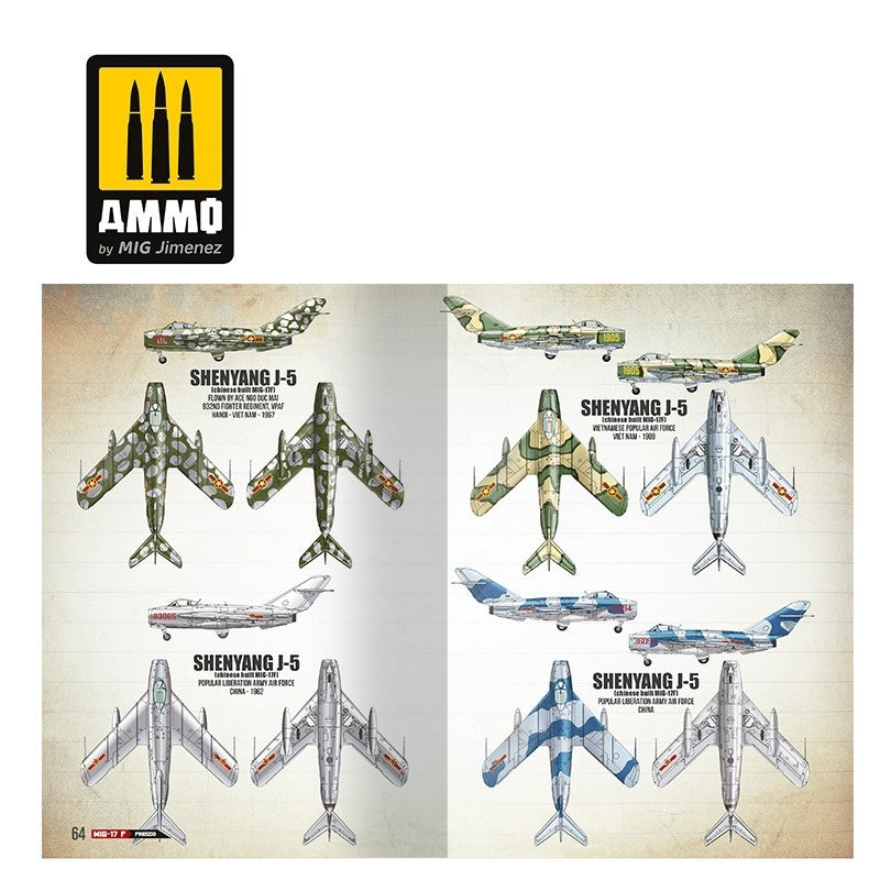 AMMO of Mig Jimenez 6084 MIG-17F / LIM-5 / SHENYANG J-5 - VISUAL MODELERS GUIDE (Multilingual - English, Spanish, German) – image 5