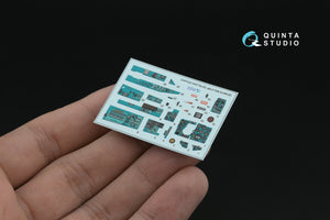 Quinta Studio QD+48578 MiG-21MF Fishbed-J (Gorkiy plant) 3D-Printed &amp;amp; colored Interior on decal paper (Eduard) (with 3D-printed resin parts) 1/48 – image 9