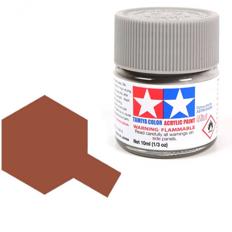 Peinture acrylique Tamiya XF52 Flat Earth (81752) 10 ml
