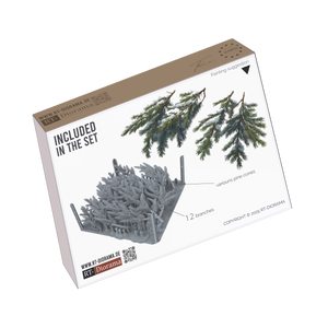 RT-Diorama 16210 Coniferous Branches - Camo Foliage 1/16