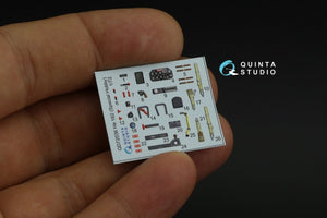 Quinta Studio QD72036 He 162 3D-Printed &amp;amp; colored Interior on decal paper (Special Hobby) 1/72 – immagine 9