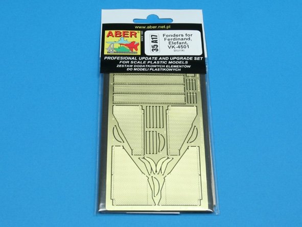Aber 35A017 Fenders for Ferdynand / Elefant cars, VK-4501 (1/35) – image 3
