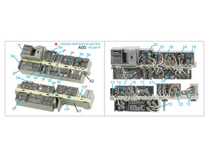 Quinta Studio QD35117 AH-64D Extended forward avionics bays 3D-Printed &amp;amp; colored Interior on decal paper (Meng) 1/35 – Bild 2